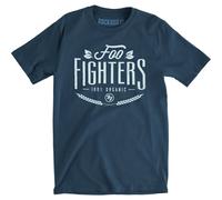 Foo Fighters Men's Cotton T-Shirt in Navy | Size: 2XL Foo Fighters Navy 2XL