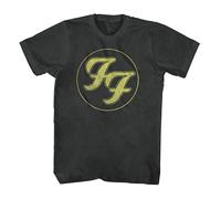 Foo Fighters Men's Distressed Logo T-Shirt in Black | Size: Medium Foo Fighters Black M