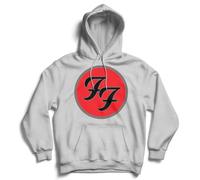 FF Band Logo Hoodie Foo Fighters Grey XL