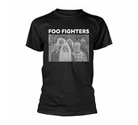 Foo Fighters Men's Old Band Photo Slim Fit T-Shirt Black L