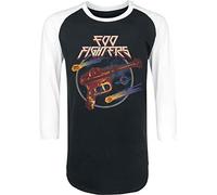 Foo Fighters Ray Gun Baseball Longsleeve White-Black XL