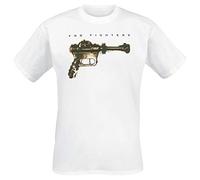 Foo Fighters Ray Gun T-Shirt White L