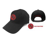 Foo Fighters Red Logo Black Baseball Cap Hat NEW