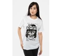 Foo Fighters Roxy Flyer T-Shirt in White | Size: 2XL Foo Fighters White 2XL