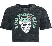 Foo Fighters Skull T-Shirt dark grey black XS