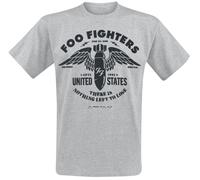 Foo Fighters Stencil T-Shirt mottled light grey XXL