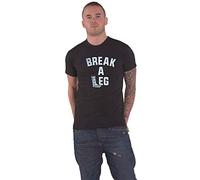 Foo Fighters T Shirt Broken Leg Tour Back Print Official Unisex Black L