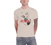 Foo Fighters T Shirt FF Band Logo Monkey Wrench New Official Men's Size, Natural, XL