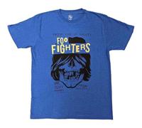 Foo Fighters T Shirt Roxy Flyer Band Logo Official Unisex Blue XXL