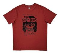 Foo Fighters T Shirt SF Valley Band Logo Official Unisex Red L