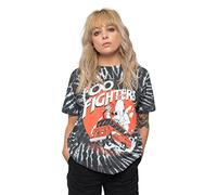 Foo Fighters T-Shirt Speeding Bus Band Logo Nue Official Unisex Black Dye, black, S
