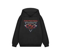 Foo Fighters Triangle Stars Kids Hoodie | Unisex Kids Black | Size: 5-6 Years Foo Fighters Black 5-6 Years