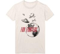 Foo Fighters UFO Planes T-Shirt in Natural | Size: 2XL Foo Fighters Natural 2XL