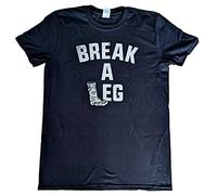 Foo Fighters Unisex Adult Break A Leg Milton Keynes Back Print Cotton T-Shirt (M) (Black)