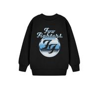 Foo Fighters Unisex Kids Black Metal Shine Kids Sweatshirt - 9-10 Years