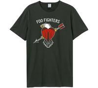 Foo Fighters Unisex T-Shirt Eagle Tattoo Vintage Charcoal (M)