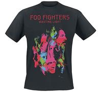 Foo Fighters Wasting Light Men T-Shirt Black L, 100% Cotton, Regular