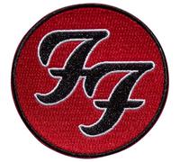 Foo Fighters Woven Logo Iron On Patch (One Size) (Red/Black)