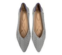 Fooceoute Women's Knitted Casual Ballet,Knitted Mesh Ballet Flats,Slip On Ballerina Women,Lightweight and Portable,Wide Range of Uses,for Formal and Informal Occasions