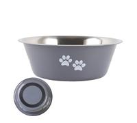 Food and water bowl, dog bowl, stainless steel bowl, food bowl for cats made of stainless steel for house cats, food bowl for dogs for kittens and puppies