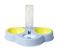 Food and Water Bowls for Cats Elevated Detachable 3 Bowls Large Capacity