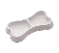 Food and Water Bowls for Dogs 2 in 1 Container Dish with Widened Base