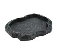 Food and Water Feeding Dish Durable Reptile Bowl, Lizard Bowl, Snails Lizard for Reptile Tortoise(Moyu Green, Medium)
