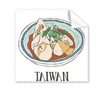 Food Beef noodles Taiwan Travel Glasses Cloth Cleaning Cloth Gift Phone Screen Cleaner 5pcs