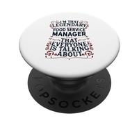 Food Beverage Managerial - Legendary Food Service Manager PopSockets Adhesive PopGrip