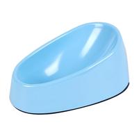 Food Bowl for Long Ear Dog - Small Dog Bowls Narrow Sides Ergonomic Personalized Custom Design for Pointed Mouth Spaniel Kingcharles Beagle Basset Hound Dachshund Poodle S Szie (Blue)