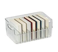 Food Box, Condiment Packet Holder, Adjustable Container with Easy Access, Storage Organizer for Office and Dorm, Snack Box with Clear Style, Home Use for Drink and Makeup Sturdy Materials