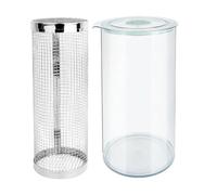 Food Breader Shaker - 360 Degree Clear Dispenser - Fish Batter Shaker with Lid | for Home Cooking Kitchen Camping Meal Preparation Deep Frying