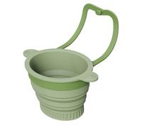 Food Catcher Basket for Sink, Wall Mounted Collapsible Silicone Accessories, Kitchen Sink Food Catcher | for Kitchen Salad Berries Mixing Cleaning Cooking Preparation Campin