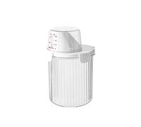 Food Cereal Storage Container with Pour Spout and Measuring Cup for Dry Food Organization (Small)