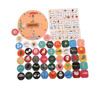 Food Chain Educational Set for Kids Featuring Animal Life Cycles, Orange