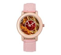 Food Chicken French Fries Fashion Women's Watch Easy Reader Novelty Slim Quartz Casual Dress Wrist Watches
