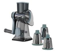 Food Chopper for Kitchen, Cheese Grater with Hand Crank | Efficient Manual Food Slicer, Food Grater for Kitchen | Versatile Vegetable Slicer, Rotating Cheese Factory