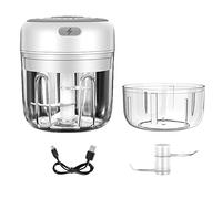 Food Chopper, Garlic Electric Chopper Vegetable Chopper Electric Onion Cutter Multi Chopper Minced Meat Machine With Blades, USB Rechargeable