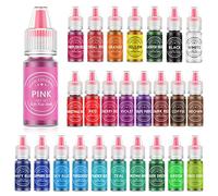 Food Coloring for Baking - 26 Vibrant Cake Coloring Liquid Set for Dessert Decorating, Food Grade Food Dye for Icing,Fondant,Cookies,Easter Egg,Making DIY Supplies Kit- 0.25 Fl. oz (6 ml)/Bottles