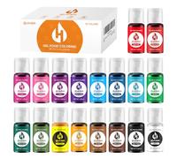 Food Coloring Gel - Gel Food Coloring 18 Colors x .45 oz Icing Colors Concentrated Gel Food Color Dye for Baking Icing Cookie Cake Decorating Frosting Slime