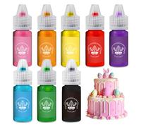 Food Coloring Gel Set, 8 Colors Concentrated Gel Based Edible Dye for Cake Cookie Macarons Cupcake Decorating Gluten Free Flavorless Baking Coloring - 6g/Bottles