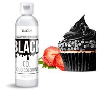 Food Coloring Gel - Vibrant Color Gel Food Coloring for Cake Decorating, Baking, Easter Egg, Icing - Tasteless Food Color Dye for Fondant, Cooking, Slime, Airbrush (Black, 150g)