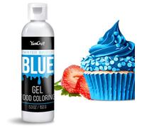 Food Coloring Gel - Vibrant Color Gel Food Coloring for Cake Decorating, Baking, Easter Egg, Icing - Tasteless Food Color Dye for Fondant, Cooking, Slime, Airbrush (Blue, 150g)