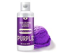 Food Colouring for Halloween - 240ml Liquid Vivid Food Colouring for Baking, Cake, Icing, Cookie, Fondant and Macaron - Tasteless Concentrated Food Colour Dye for DIY Soap Making and Crafts (Purple)