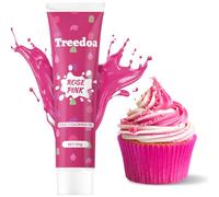 Food Colouring Gel Tube,Highly Concentrated Professional-Grade Gel,Edible Ingredients,Easy to Use,Vibrant Colour Food Dye for Cake Decorating,Baking,Easter Egg,Icing,Fondant,Cookie,Slime-Rose Pink 20g
