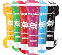 Food Colouring Gel Tube Set,20g x 6 Colours Edible Ingredients Highly Concentrated Pro-Grade Gels,Easy to Use for Cake Decorating,Baking,Easter Eggs,Icing,Fondant,Cookies,Slime Making DIY Supplies Kit