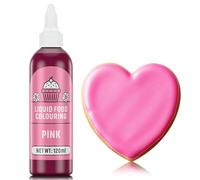 Food Colouring Pink 120ml - Highly Concentrated & Sugar-Free Food Colouring Liquid Food Dye for Cake Decorating, Macarons, Icing, Fondant, Cookies, Donuts