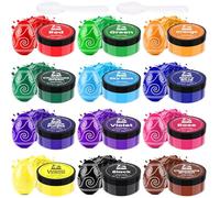 Food Colouring Powder 12 Colours x 5g - Highly Concentrated food colouring set for Baking & Cake Decorating, Vivid Edible Powder Paint for Macarons, Cookies (Home & Professional Use)