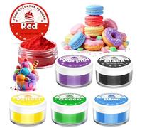 Food Colouring Powder 6 Colours x 5g, Highly Concentrated Food Colouring