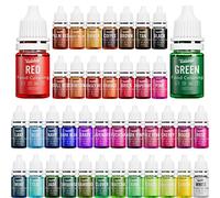 Food Colouring Set - 40 Vivid Colours Food Colouring Set for Baking, Cake Decorating, Icing, Cookie, Fondant and Macaron - Liquid Tasteless Food Colour Dye for DIY Soap Making and Crafts - 6ml Each